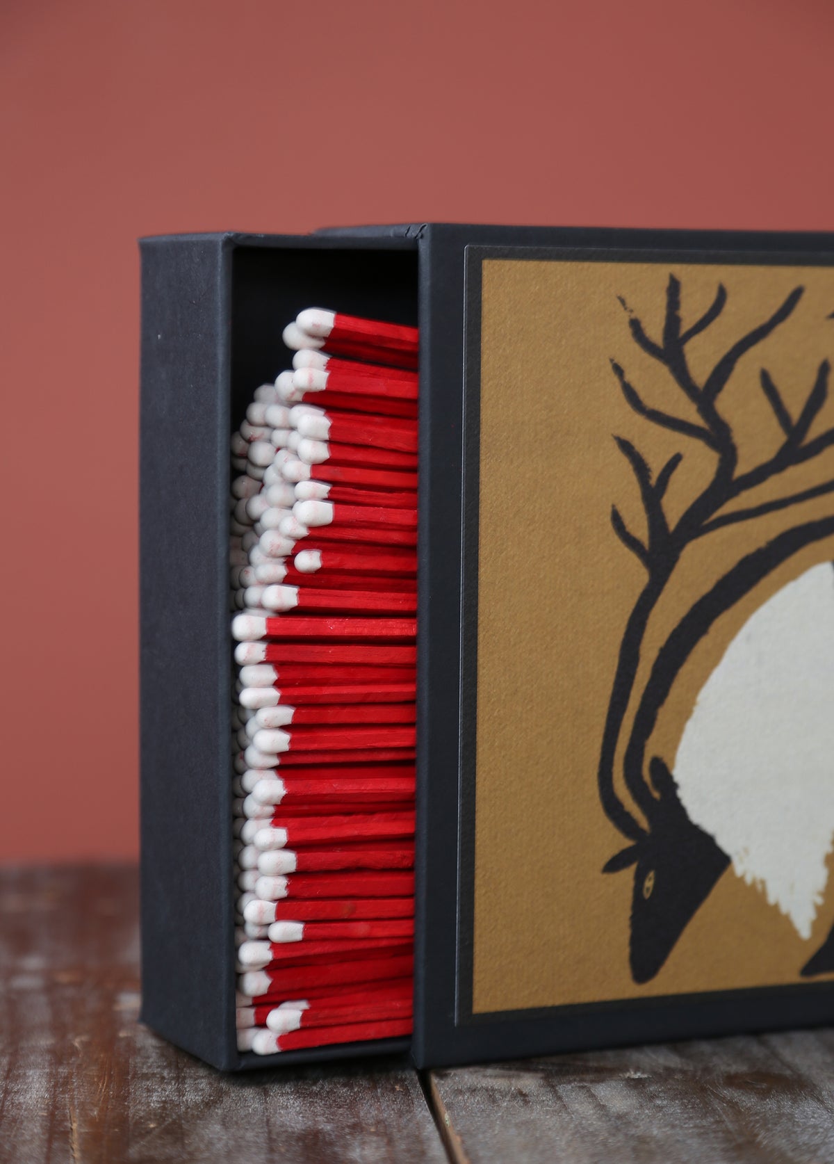 Giant Boxed Matches - Golden Reindeer