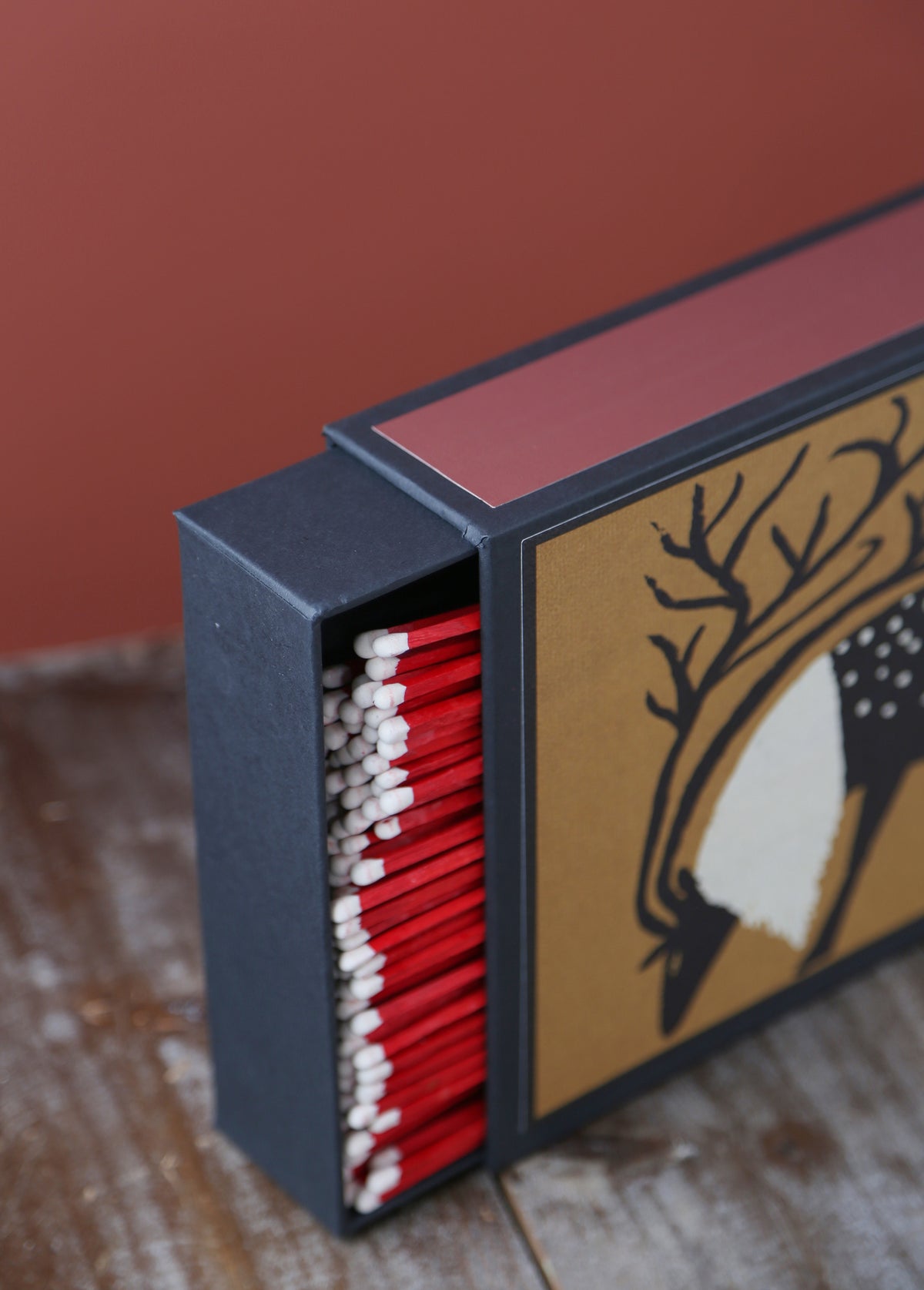 Giant Boxed Matches - Golden Reindeer