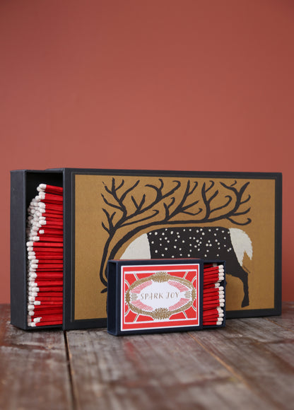 Giant Boxed Matches - Golden Reindeer
