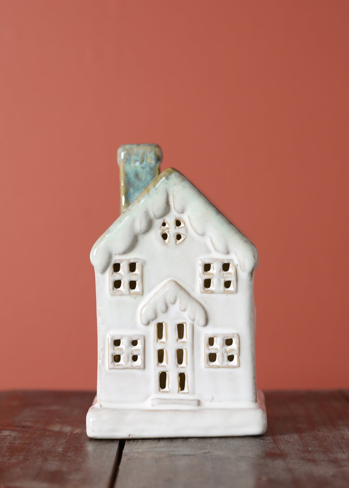 Ceramic Glowing Home - Evergreen