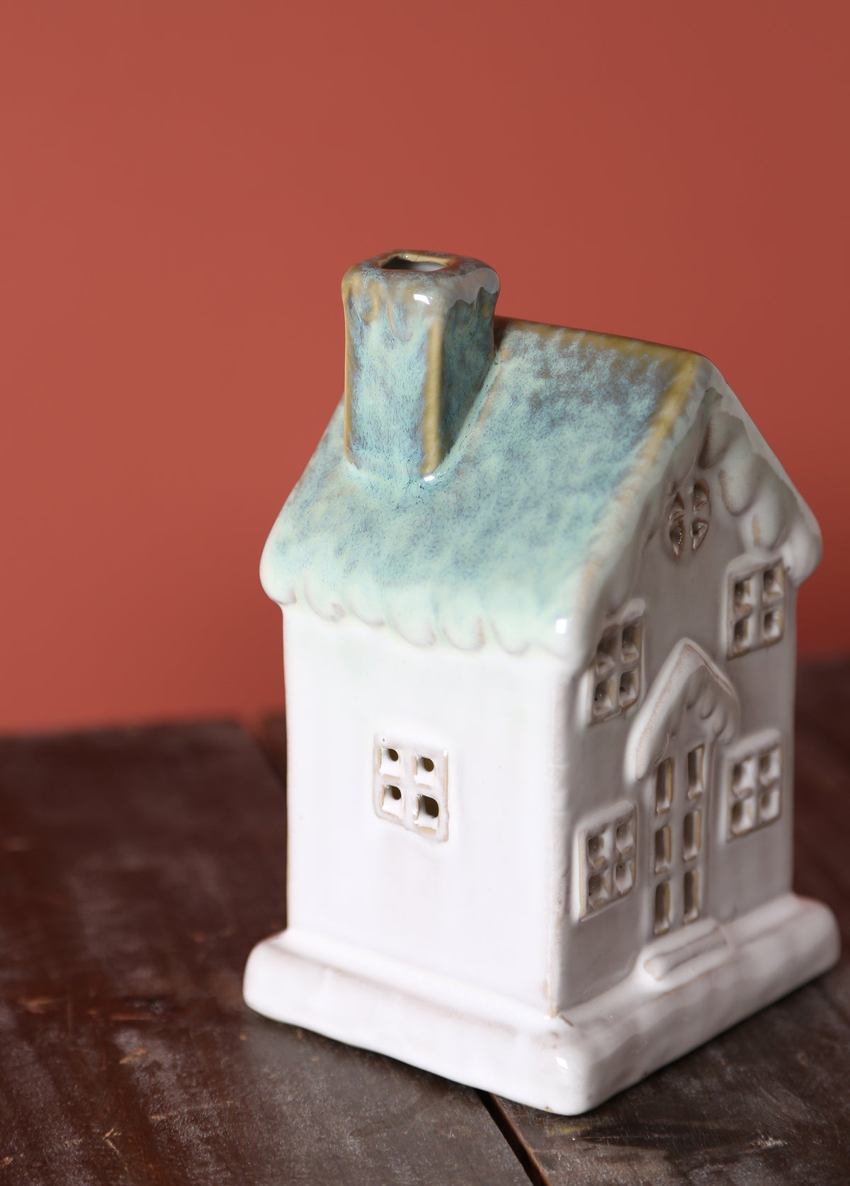 Ceramic Glowing Home - Evergreen