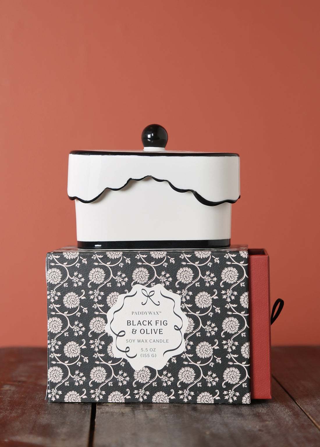 Cherie Black Fig &amp; Olive Soy Candle 5.5oz