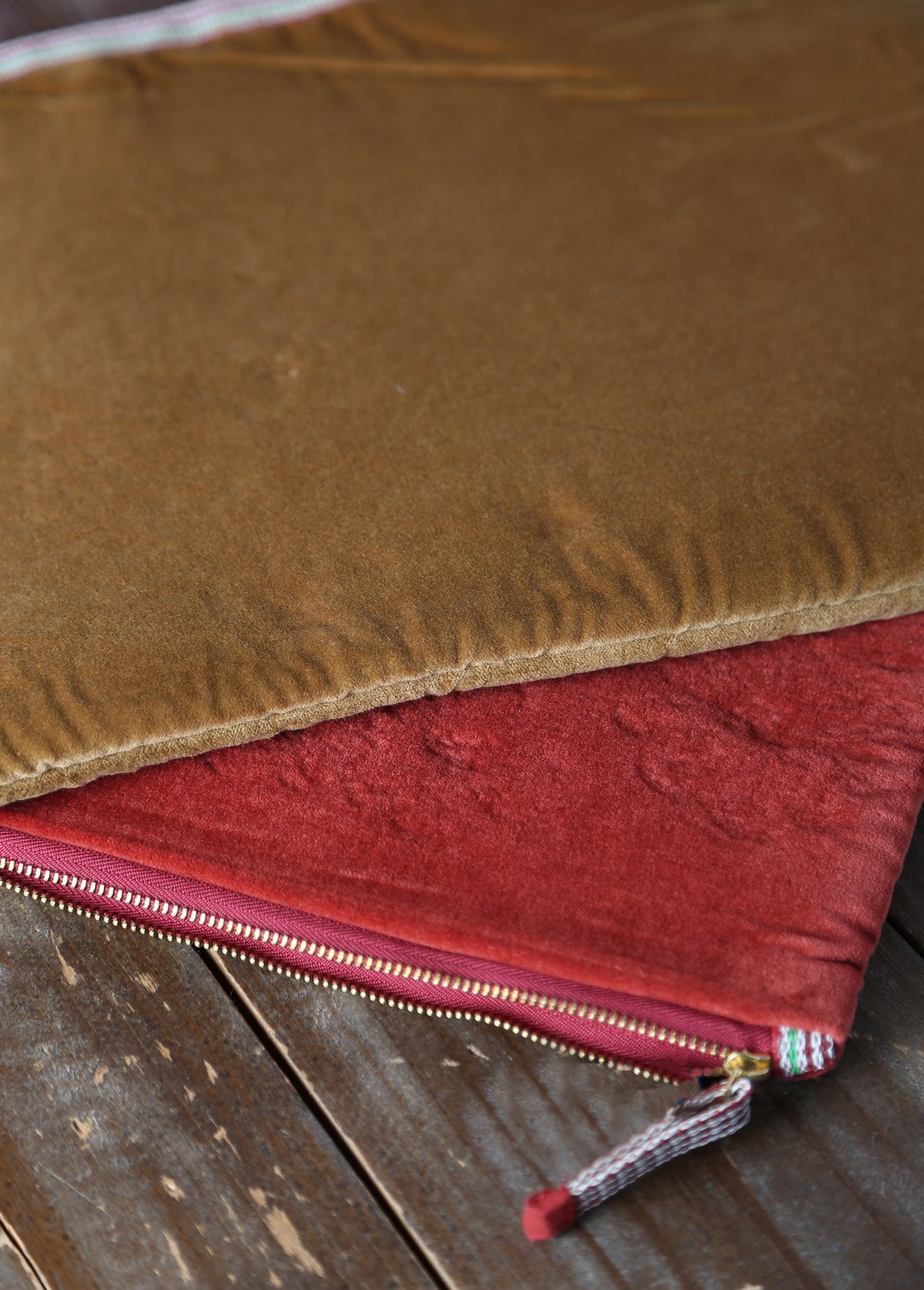 Embroidered Velvet Laptop Sleeve - 2 Colours Available