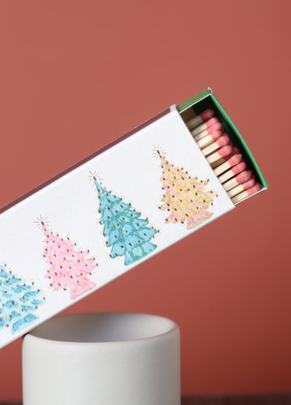 Festive Firs - Slender Boxed Matches