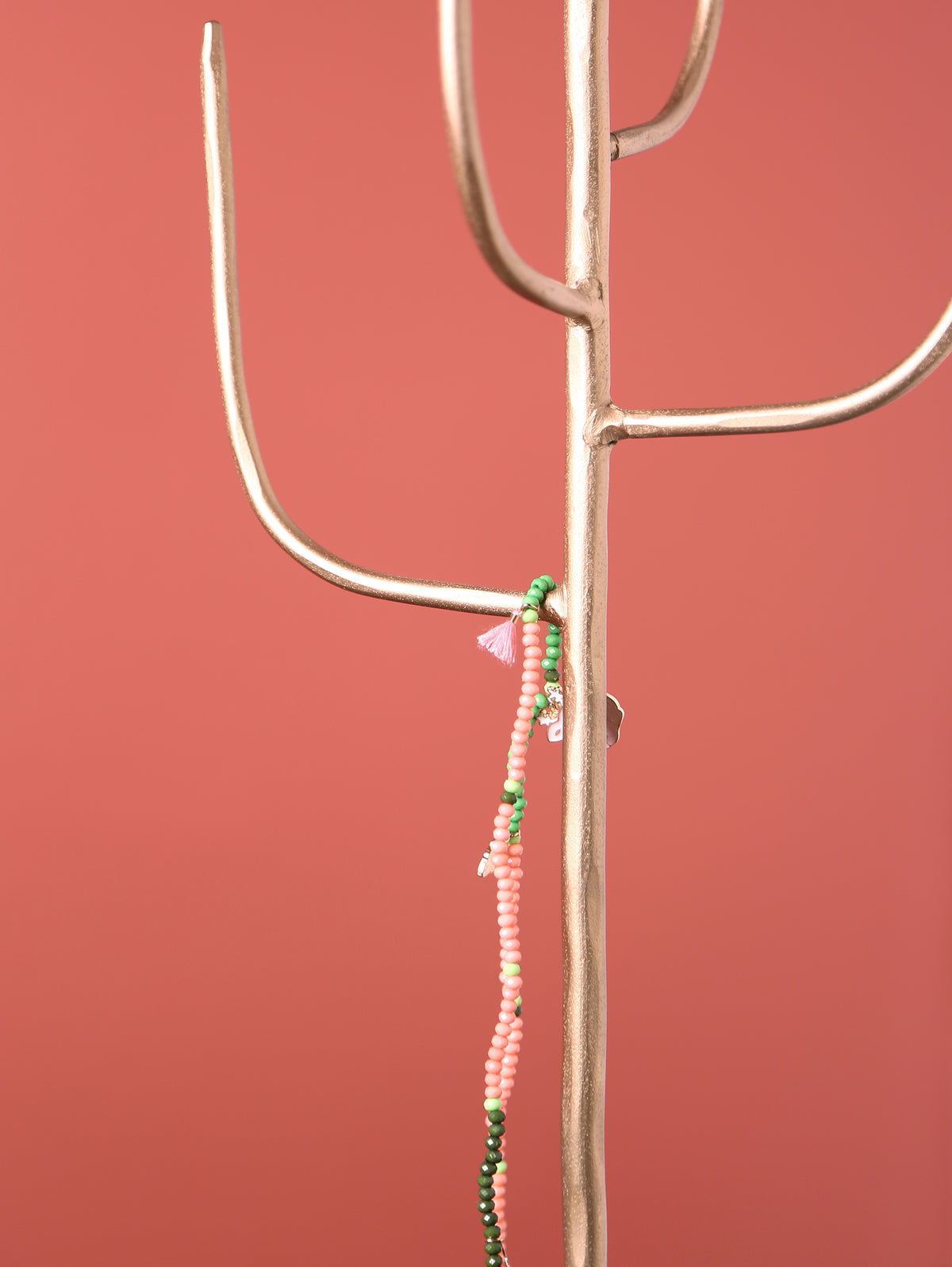 Hand Forged Layered Jewellery Stand - Brass