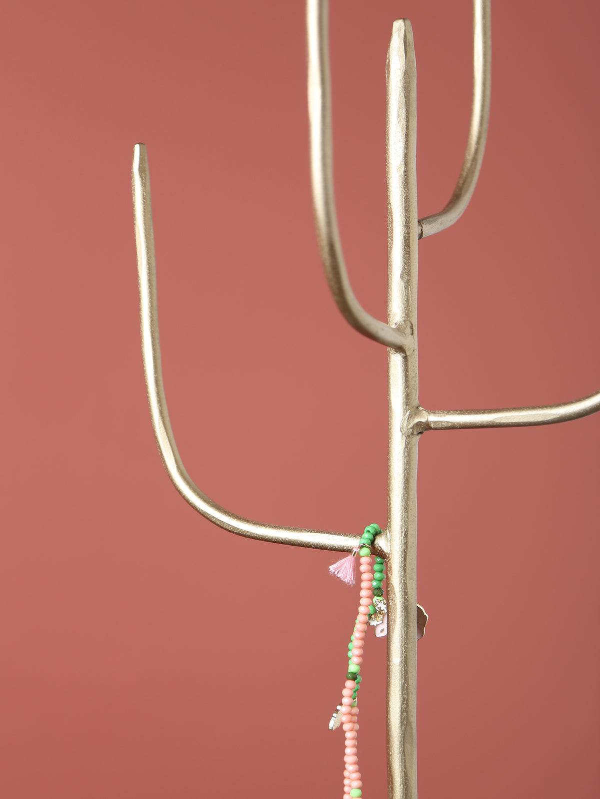 Hand Forged Layered Jewellery Stand - Brass