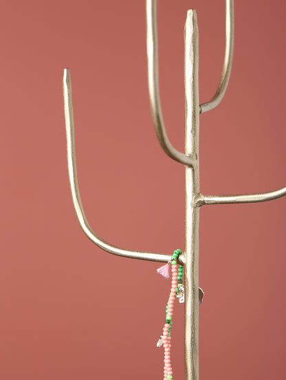 Hand Forged Layered Jewellery Stand - Brass