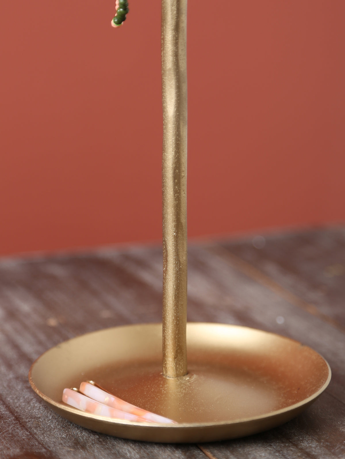 Hand Forged Layered Jewellery Stand - Brass