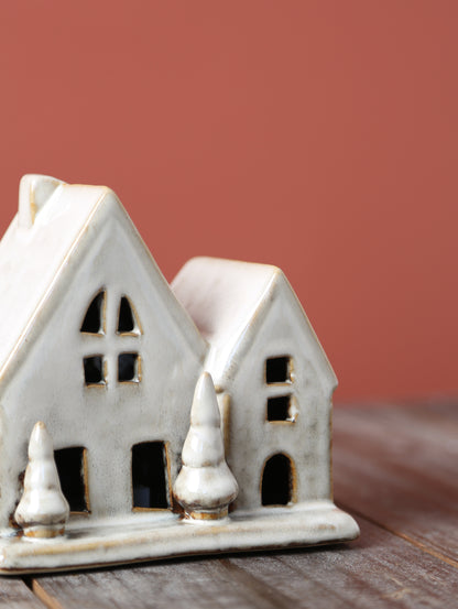Ceramic Glowing Pine Home
