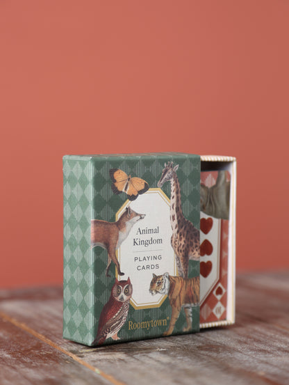 Illustrated Single Deck Playing Cards - Animal Kingdom