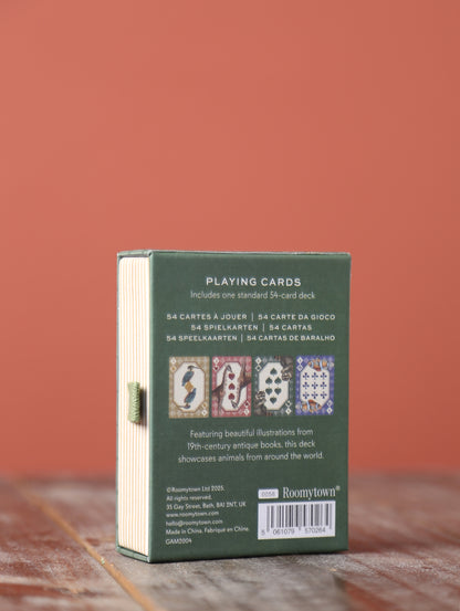 Illustrated Single Deck Playing Cards - Animal Kingdom