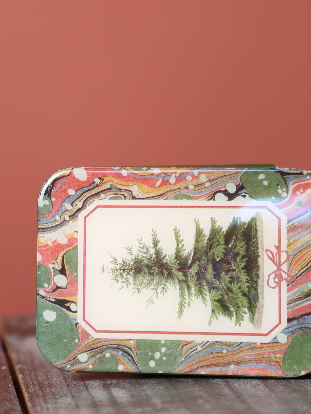 Matches in Enamel Tin  - Fir Tree