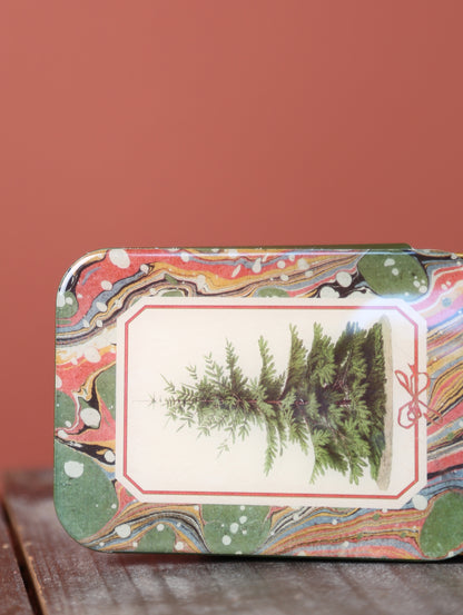 Matches in Enamel Tin  - Fir Tree