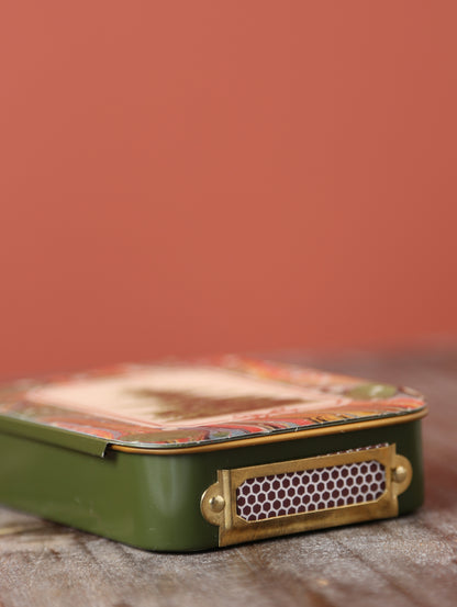 Matches in Enamel Tin  - Fir Tree
