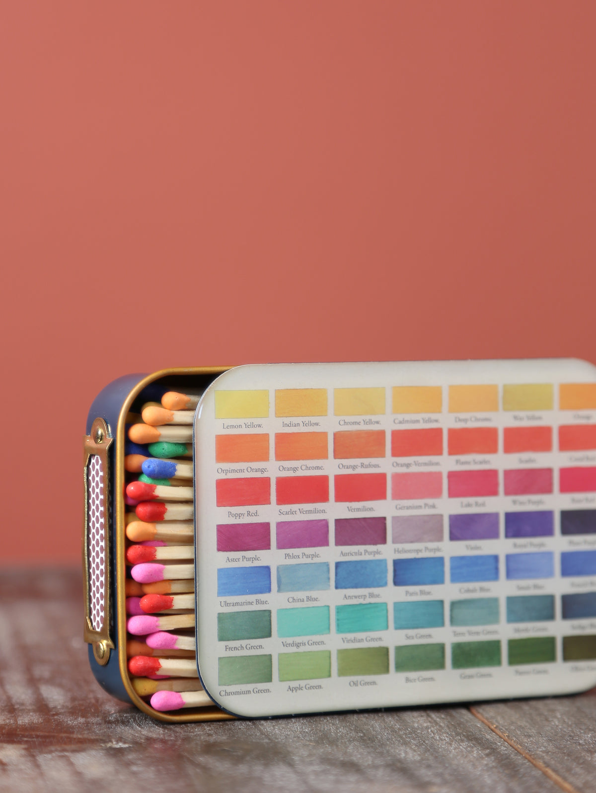 Matches in Enamel Tin  - Nomenclature of Colours