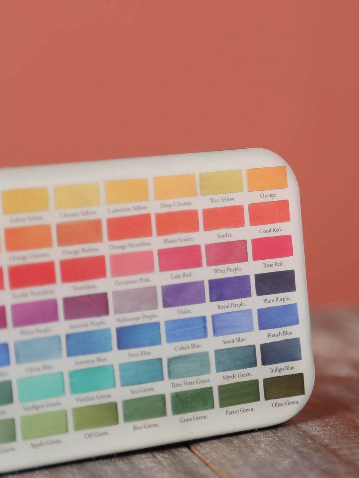 Matches in Enamel Tin  - Nomenclature of Colours