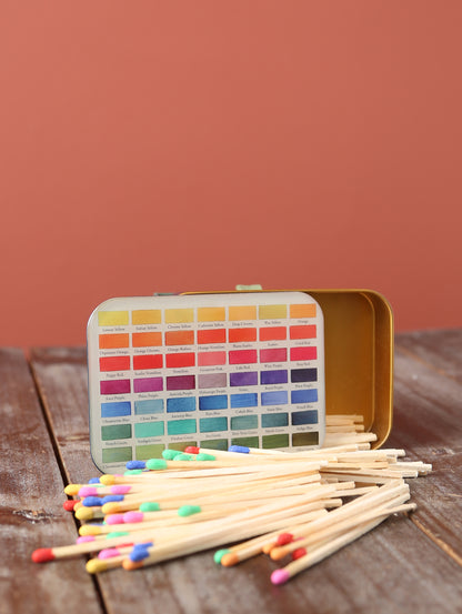 Matches in Enamel Tin  - Nomenclature of Colours