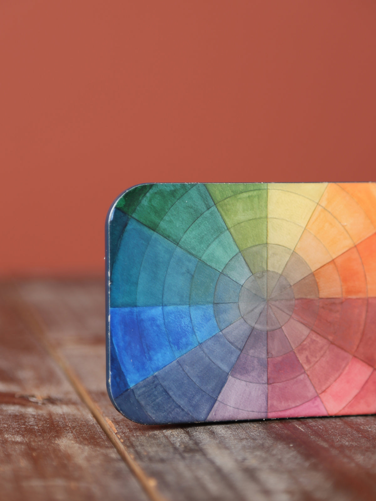 Matches in Enamel Tin  - Colour Wheel