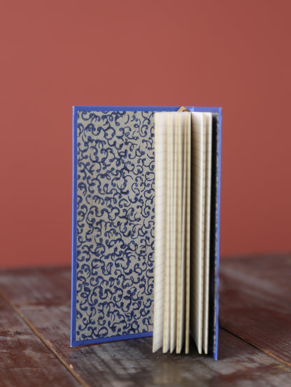 Slim Lined, Inspirational Quote Notebook - Blue