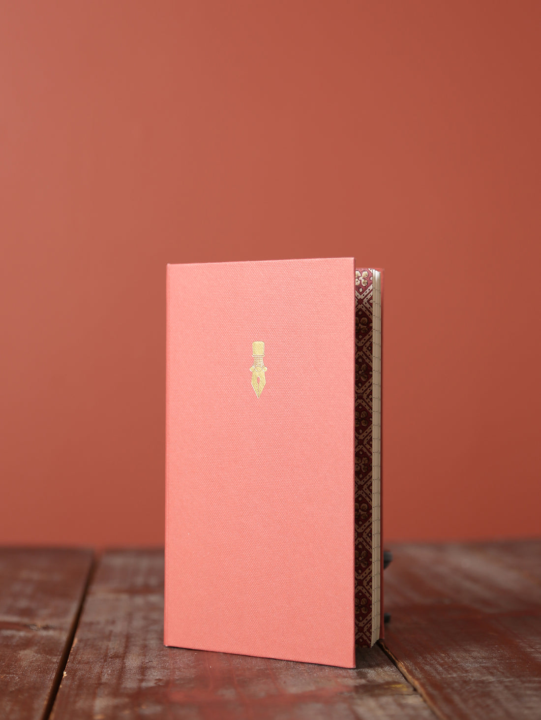 Slim Lined, Inspirational Quote Notebook - Clay