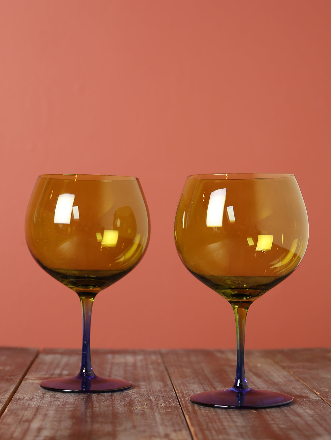 Charlie Copa Glasses - Set of 2 - Green
