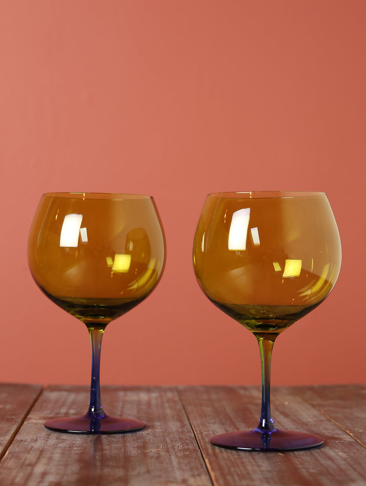Charlie Copa Glasses - Set of 2 - Green