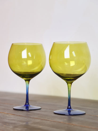 Charlie Copa Glasses - Set of 2 - Green