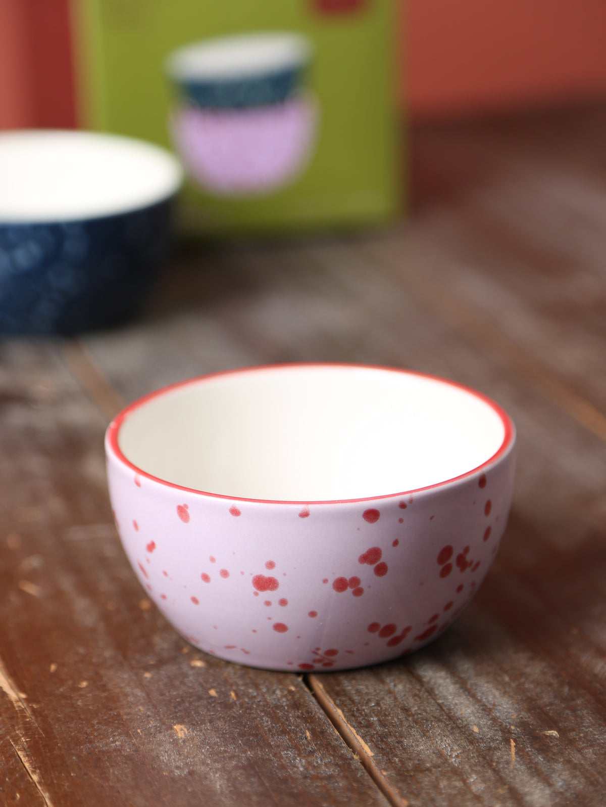 Bella Dipping Bowls - Set of 2 - Blue &amp; Pink