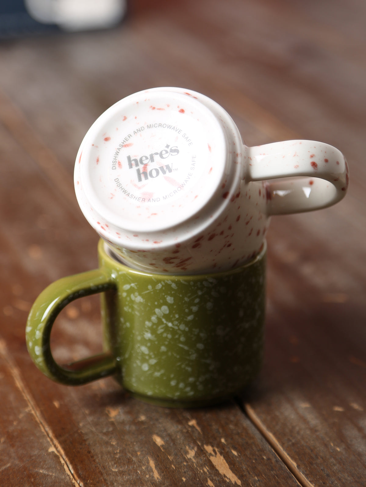 the Simon Espresso Cups - Set of 2 - Cream, Olive