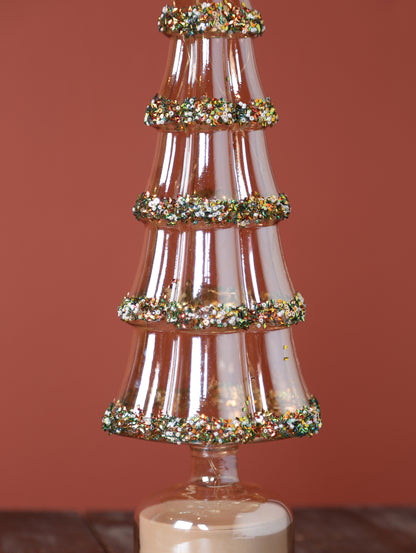 Amber Sequin, Glass rotating tree