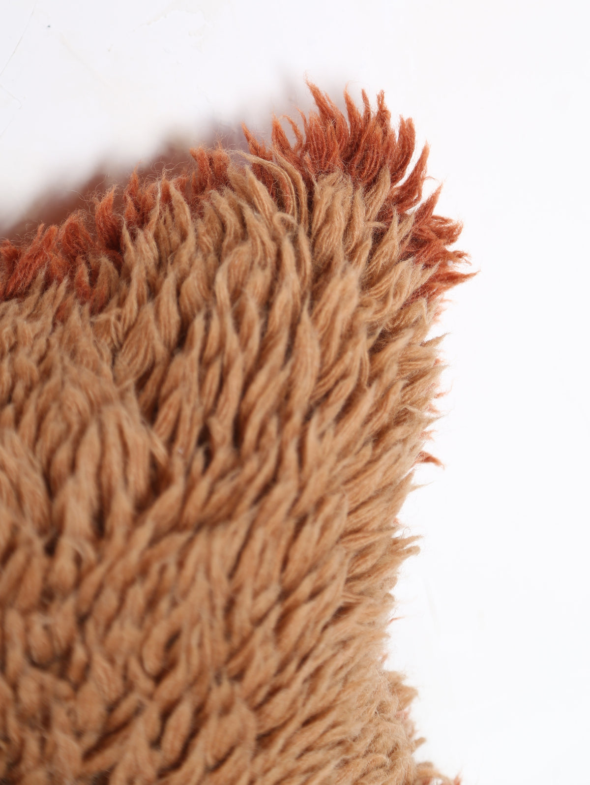 Natural Wool Cushion - Rose, Brick