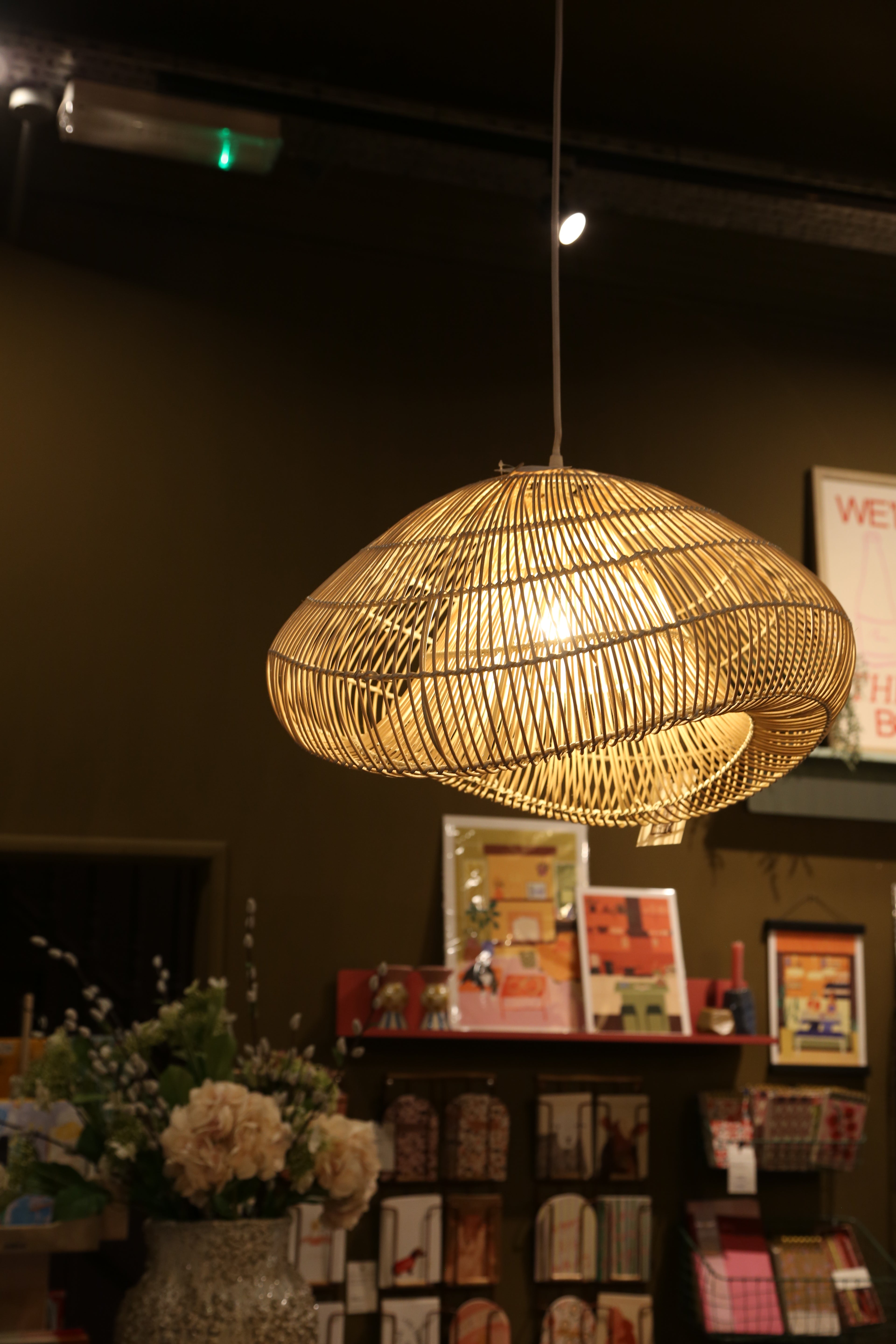 Janzur Hanging lamp - rattan natural