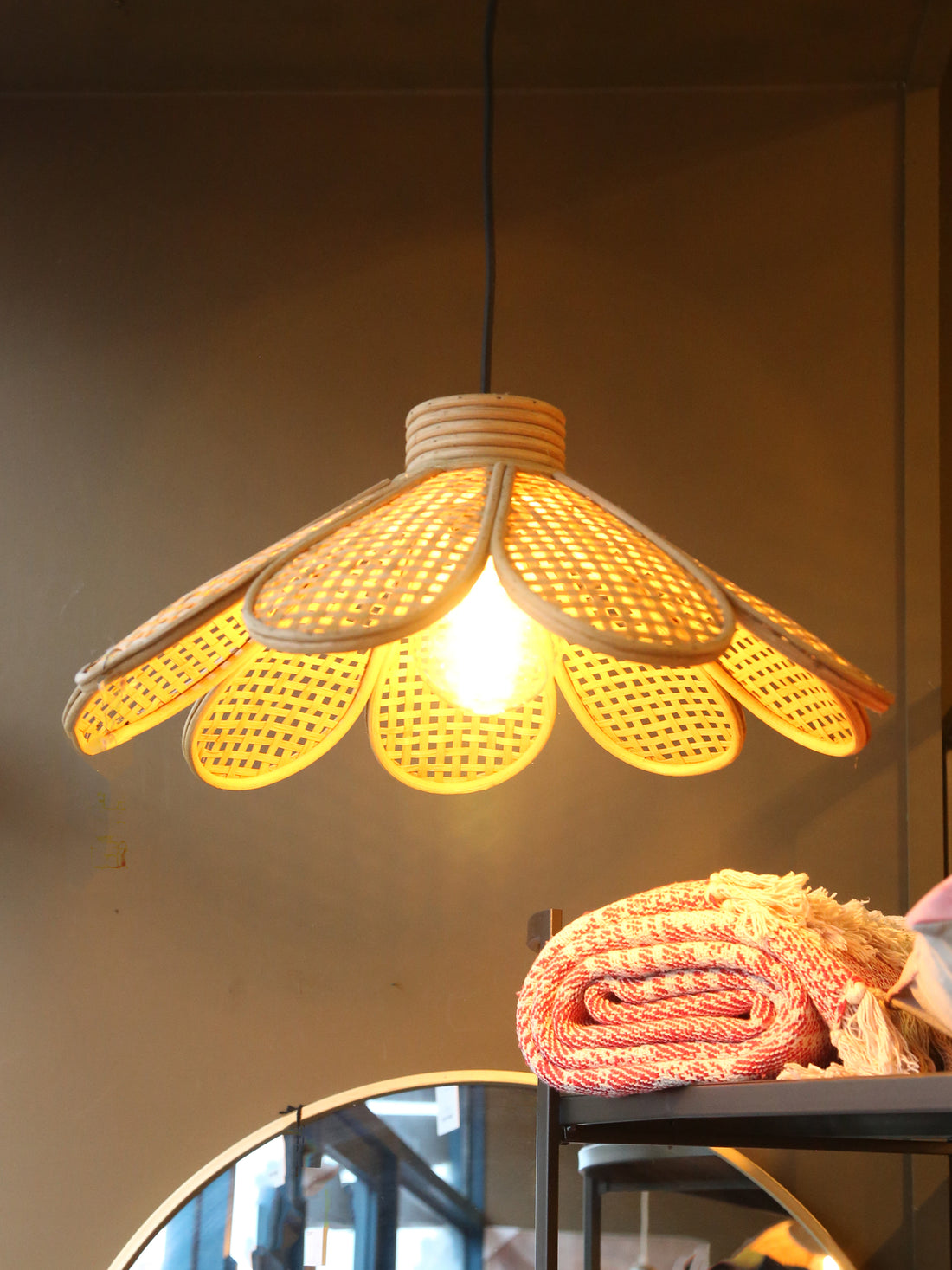 Rattan Ceiling Light