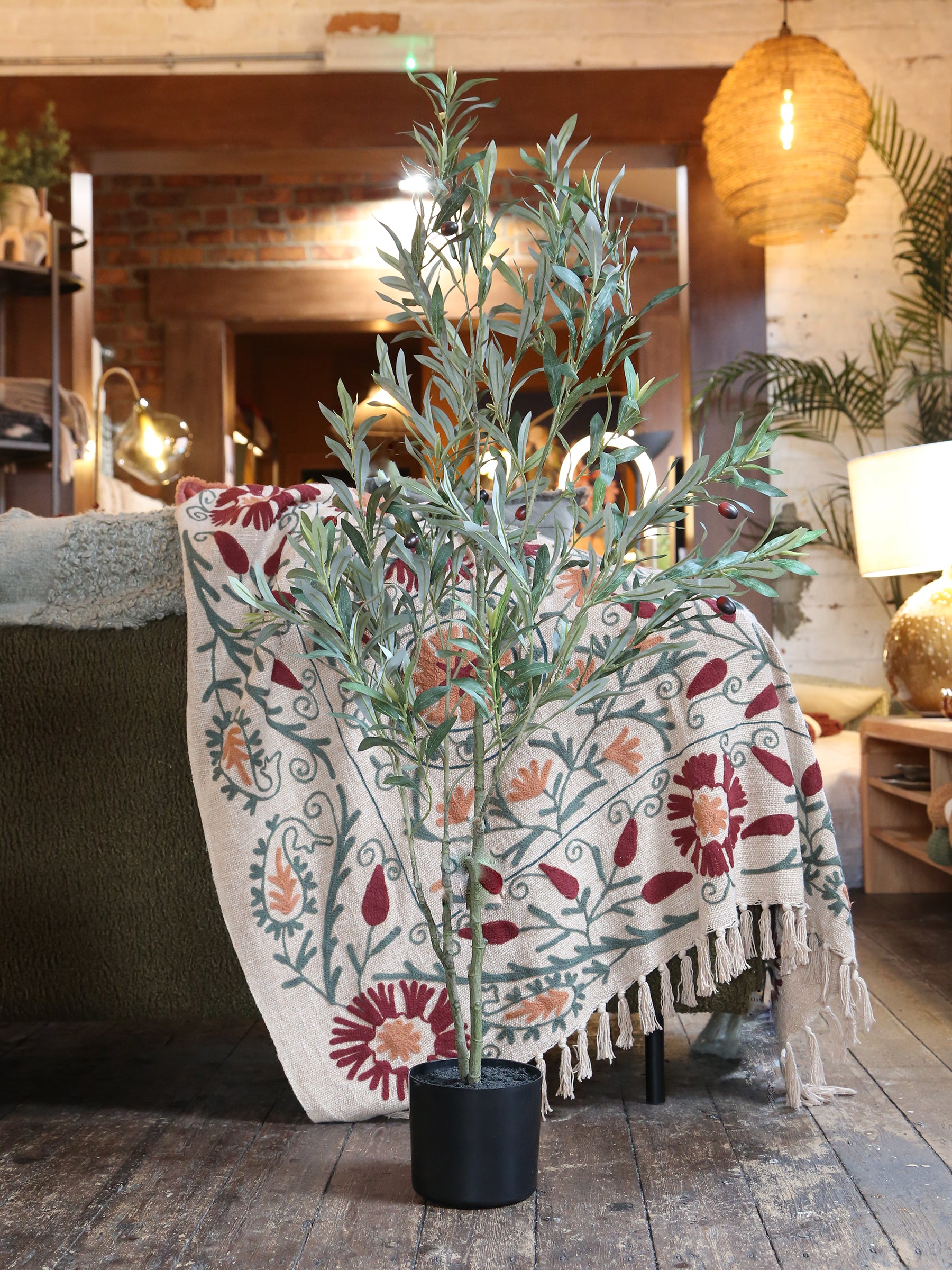 Faux Olive Tree In Pot