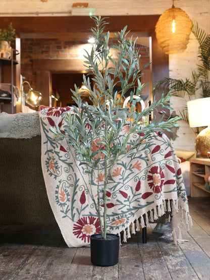 Faux Olive Tree In Pot