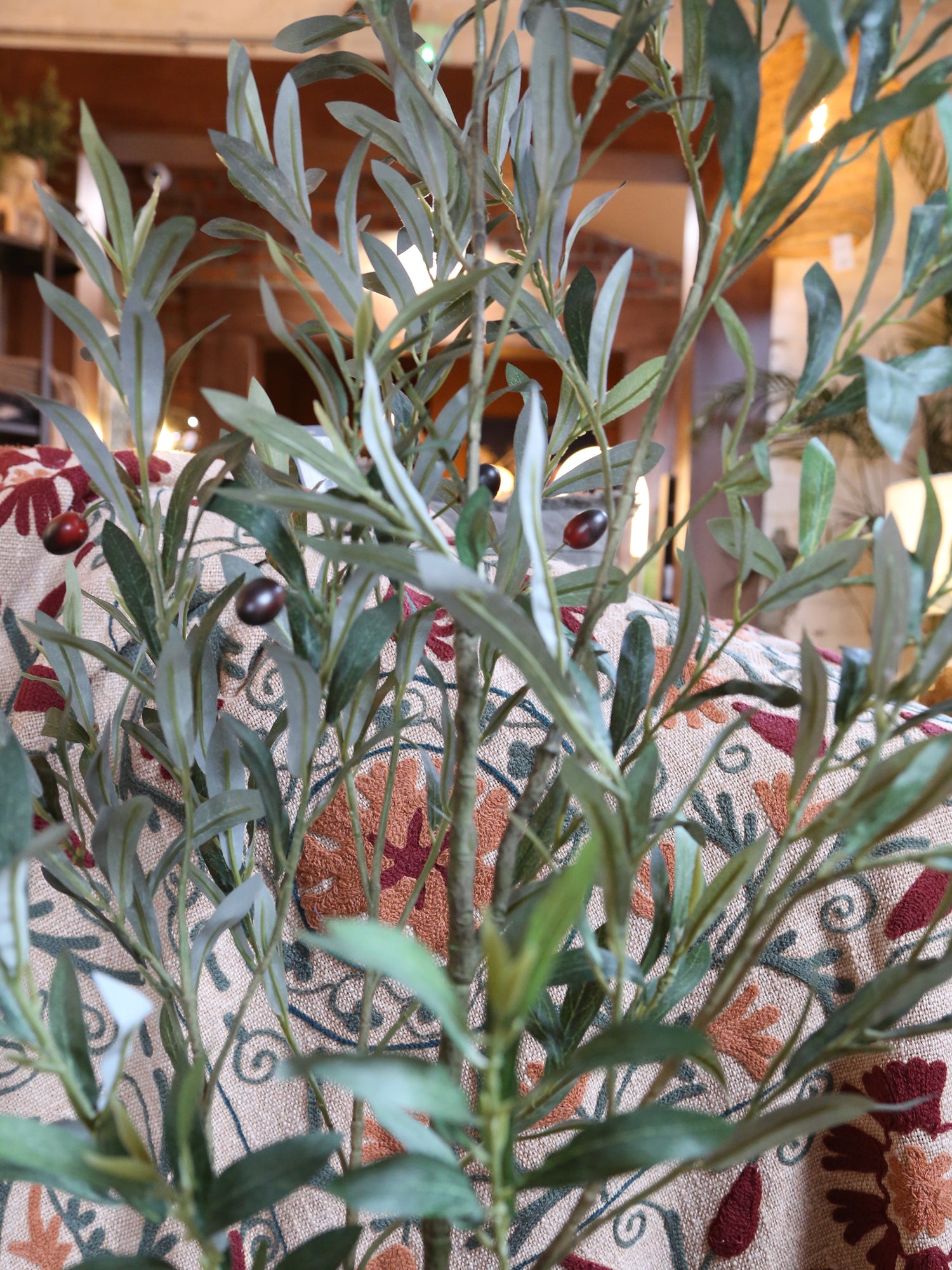 Faux Olive Tree In Pot