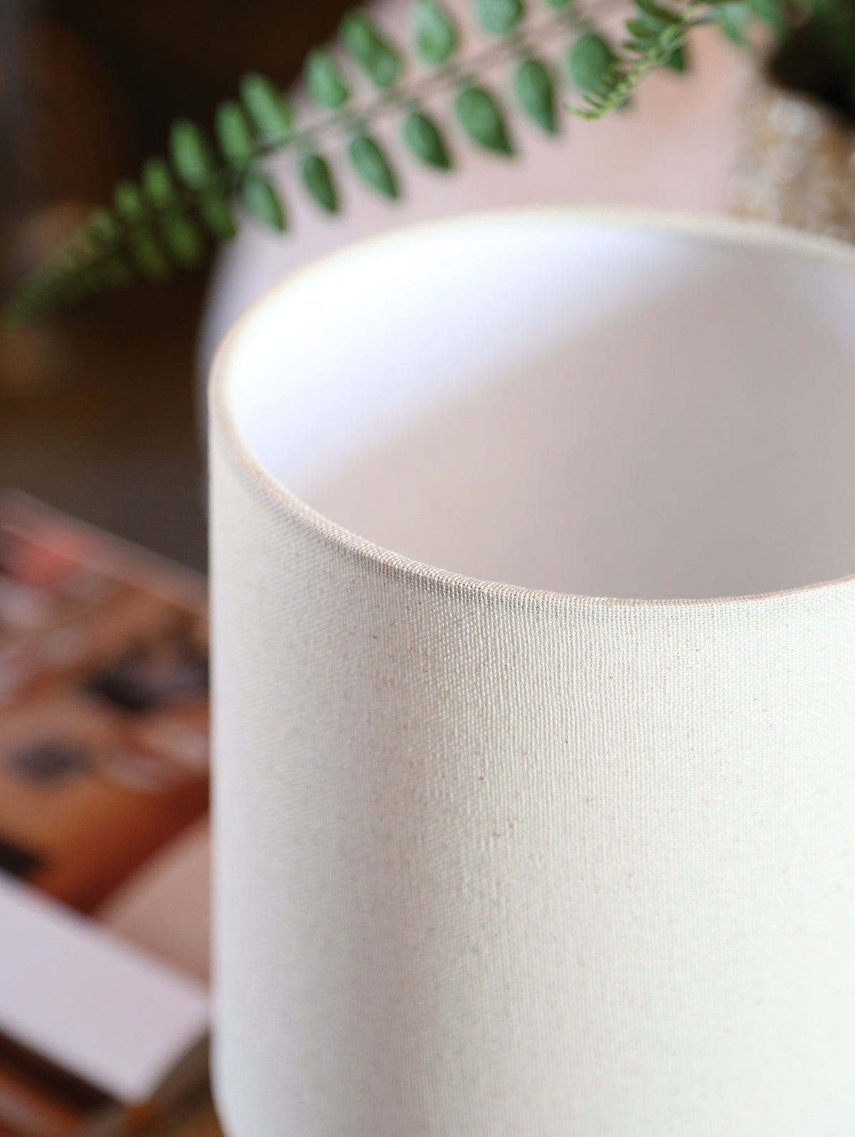 Nina Linen Table Lamp - Beige