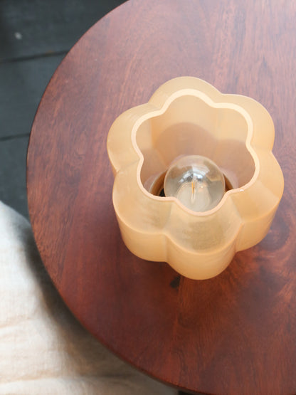 Yvias Table lamp - LED glass - Orange &amp; Gold