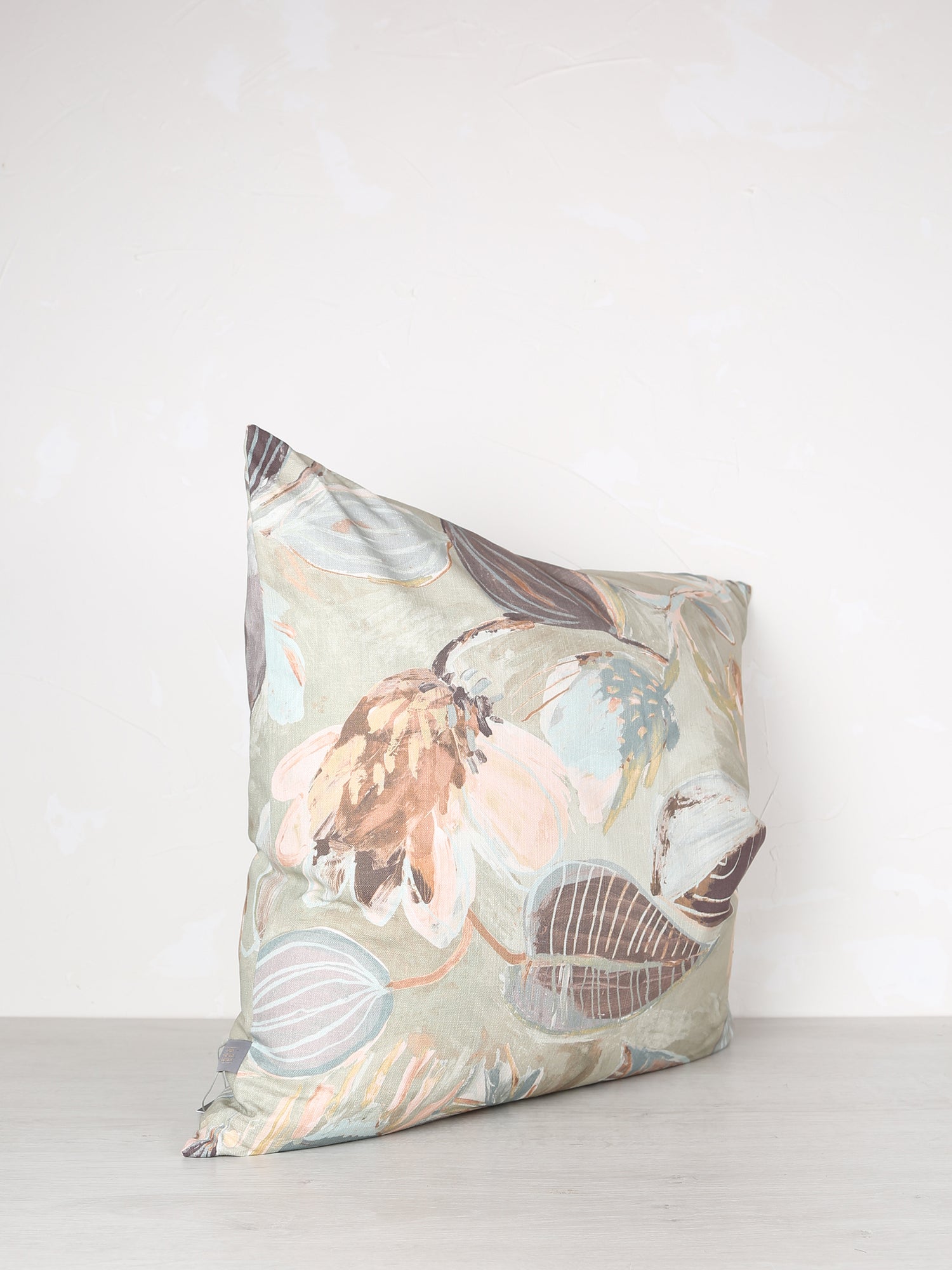 Inez Printed Cushion - Pistachio - 58 X 58cm