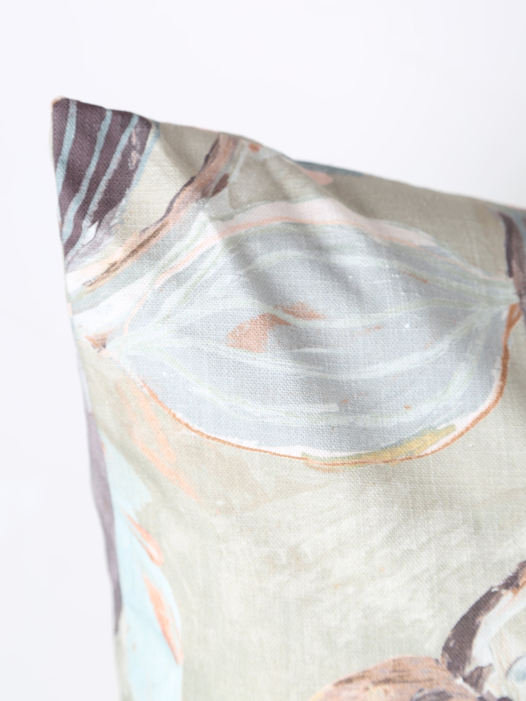 Inez Printed Cushion - Pistachio - 58 X 58cm