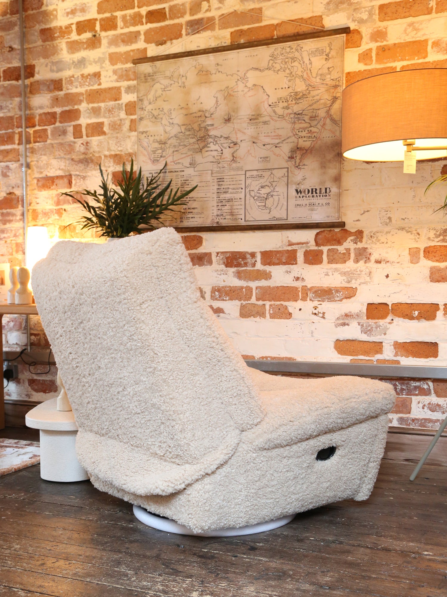Fable Faux Shearling Reclining Chair