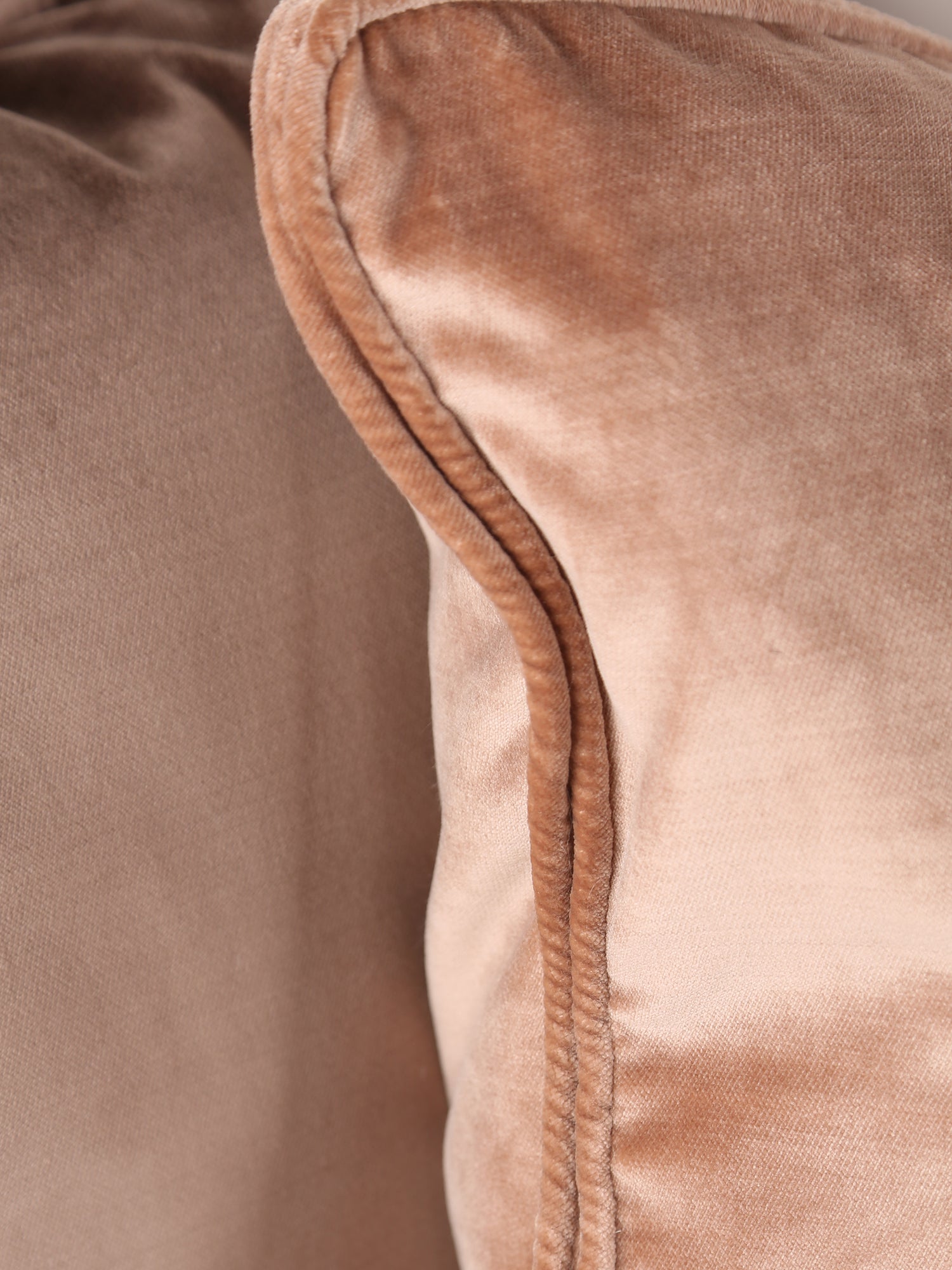 Darcy Velvet Cushion - Cappuccino - 43 X 43cm