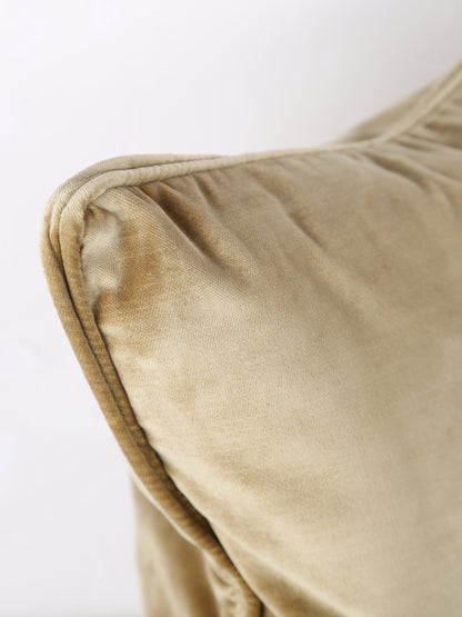 Darcy Velvet Cushion - Dusty Olive - 43 X 43cm
