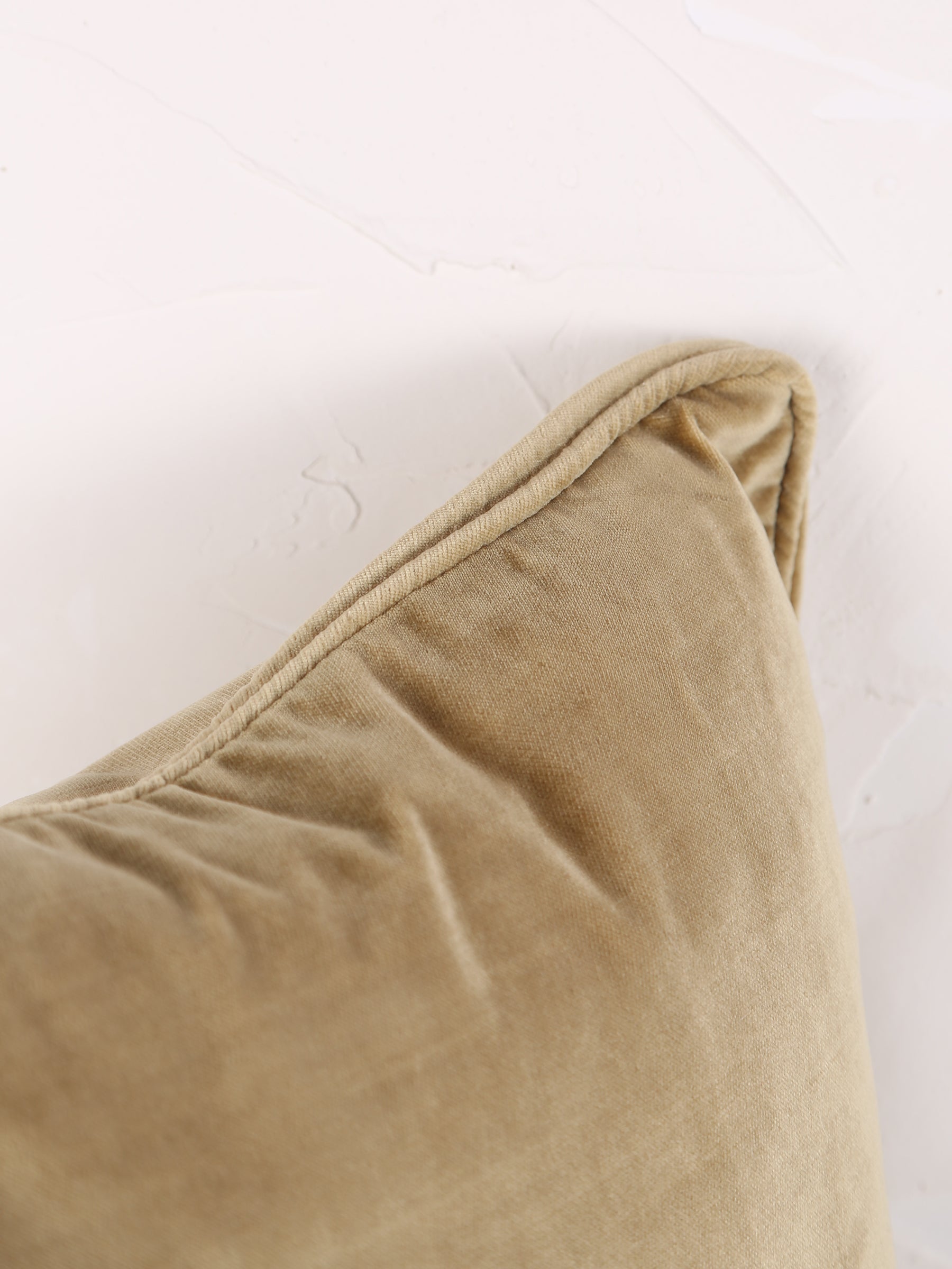 Darcy Velvet Cushion - Dusty Olive - 43 X 43cm