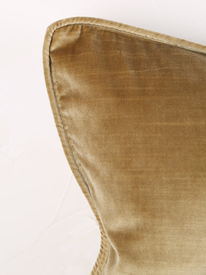Darcy Velvet Cushion - Dusty Olive - 43 X 43cm