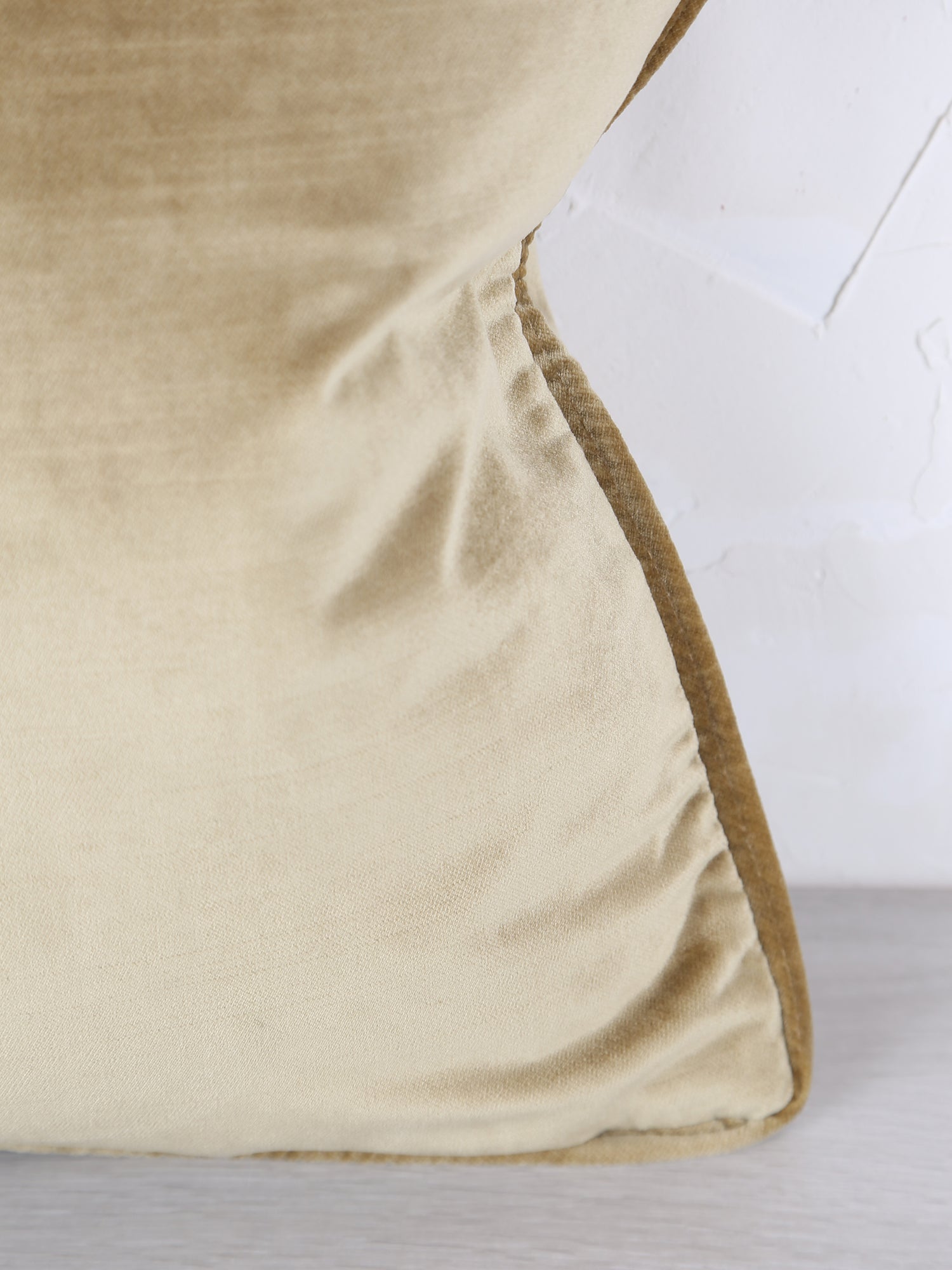 Darcy Velvet Cushion - Dusty Olive - 43 X 43cm