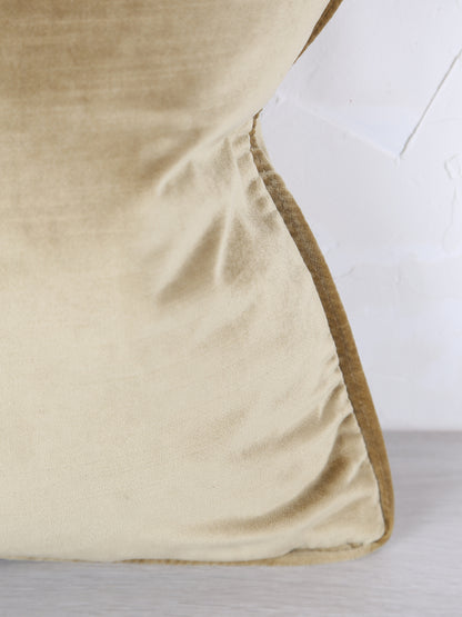 Darcy Velvet Cushion - Dusty Olive - 43 X 43cm