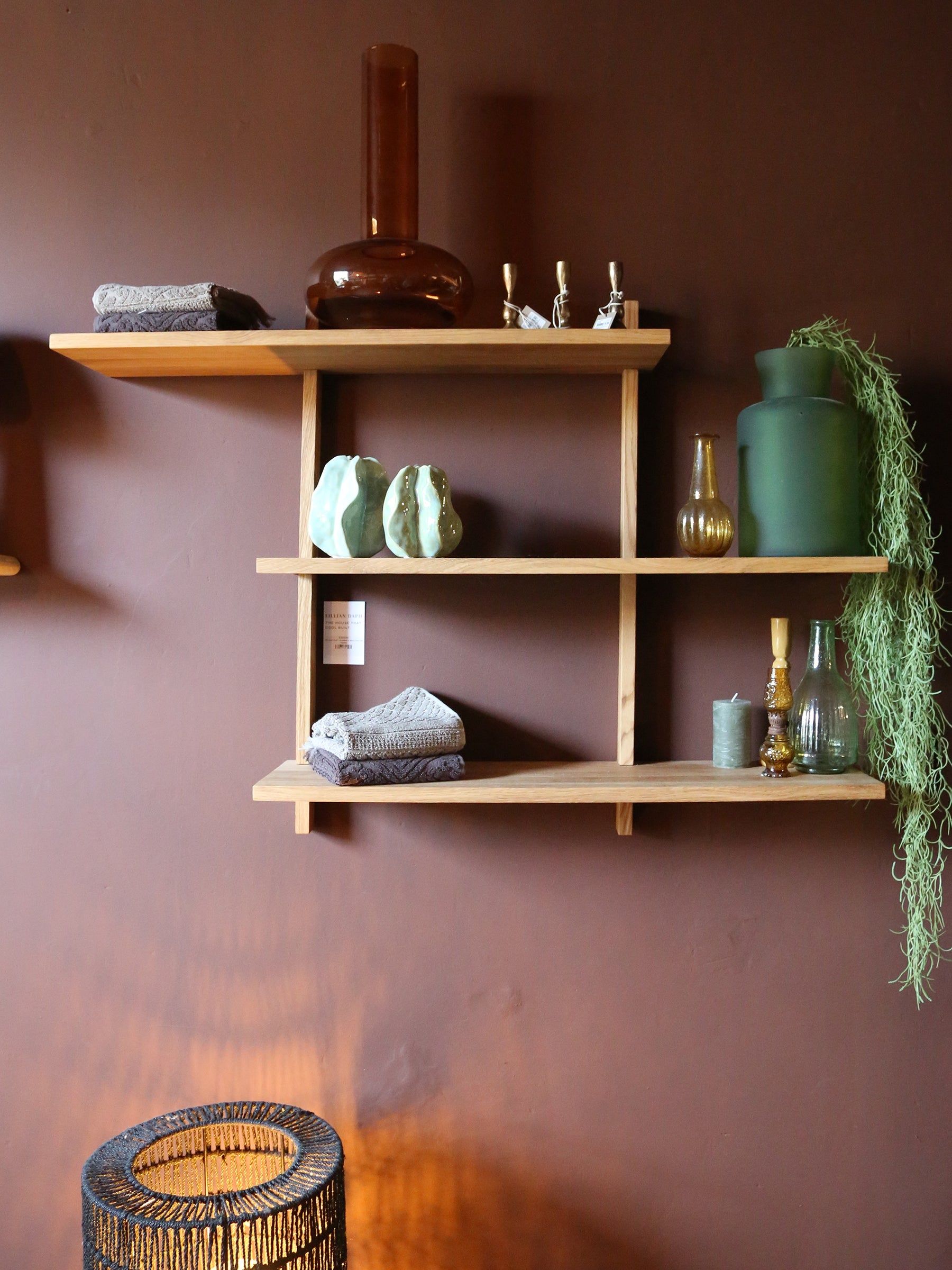 Ellie Oak Shelving Unit - 2 Colour options Available