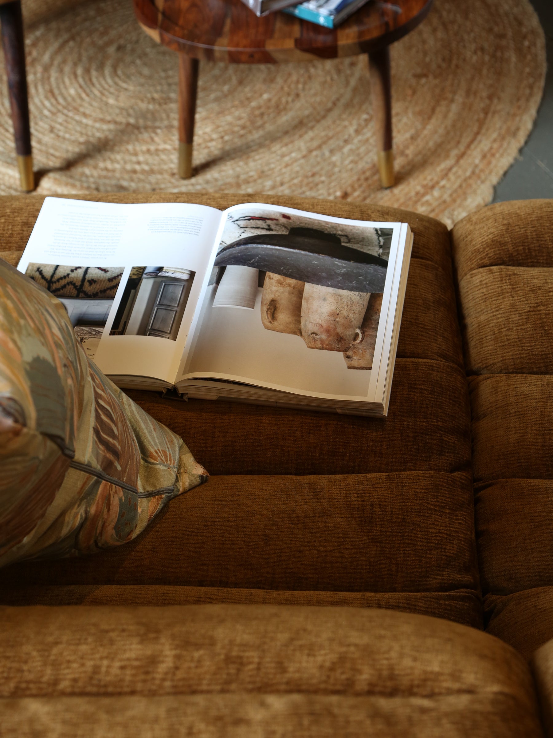 The Addison Velvet Sofa - Caramel Mocha (June Delivery)