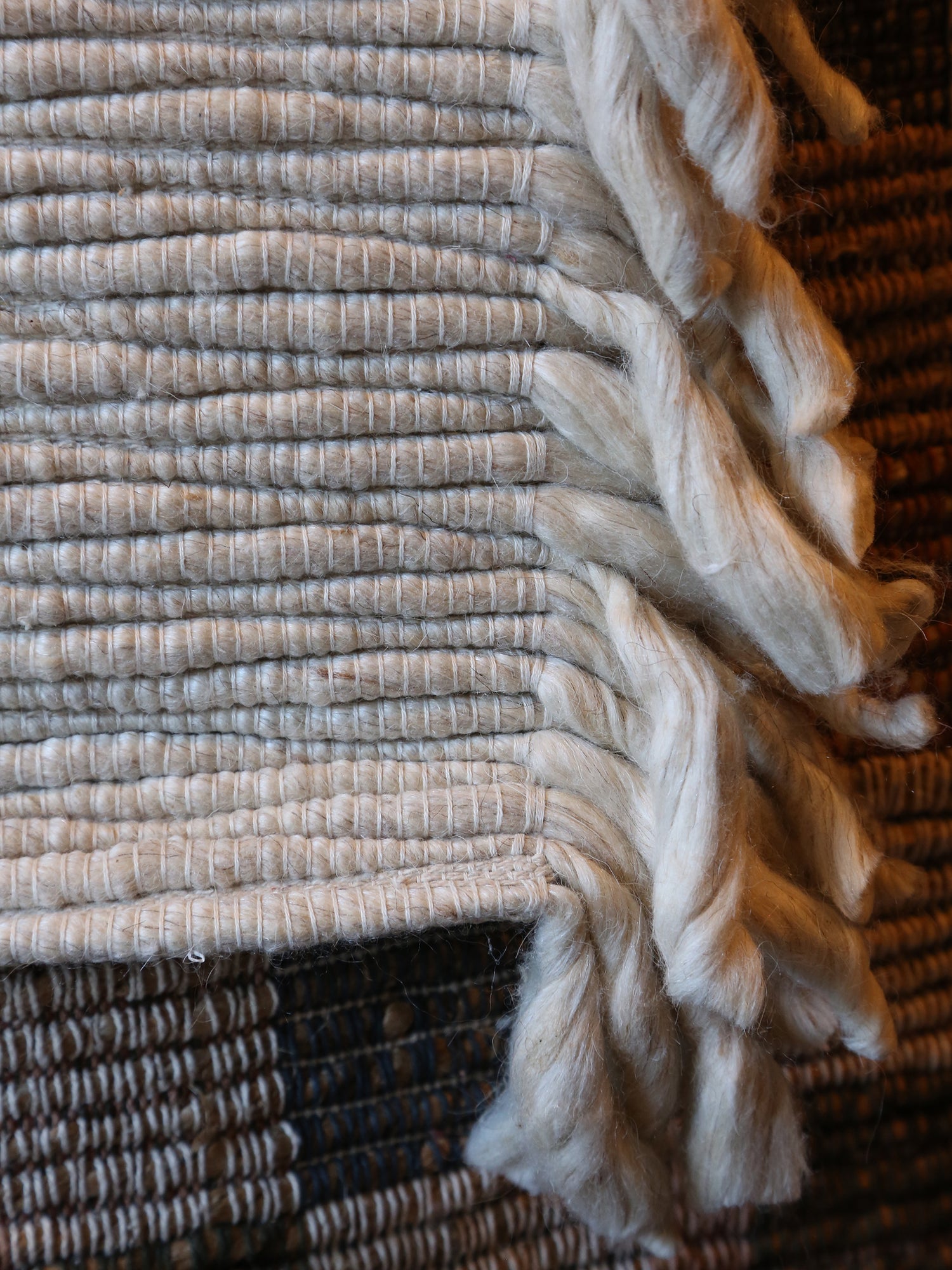 Fringed Wool Rug